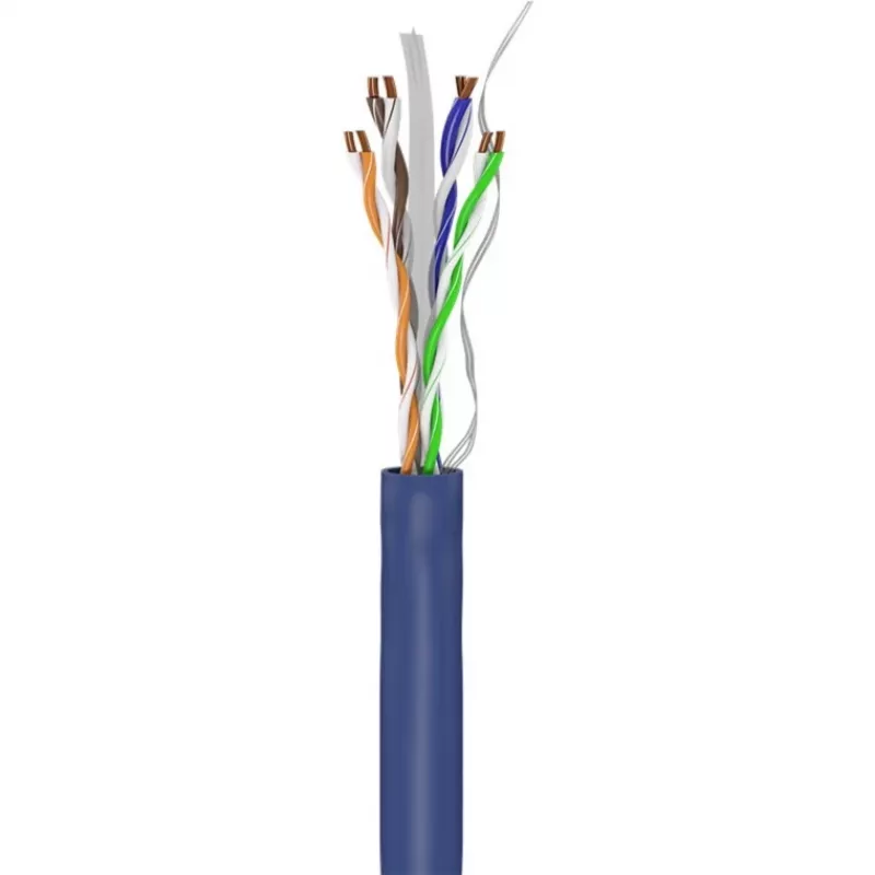 Goobay Cat 6a U/UTP tinklo kabelis, 305 m, vientisas varis, AWG 23, LSZH, mėlynas (96097)