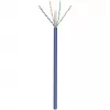 Goobay CAT 6a U/UTP Network Cable 50 m Blue - Solid Copper, AWG 23/1, LSZH (96092)