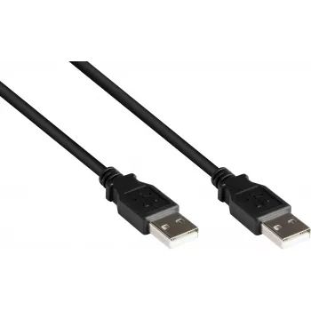 Good Connections Alcasa USB 2.0 kabelis A į A, 0,5 m, juodas