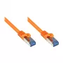 Good Connections Cat.6A S/FTP jungiamasis laidas, 5 m, oranžinis, be halogenų, 10Gbps, RJ45