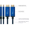 Good Connections GC 4520-CSF015B USB-C į HDMI adapterio laidas, 4K@60Hz, 1,5 m, juodas