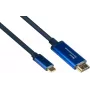 Good Connections GC 4520-CSF015B USB-C į HDMI adapterio laidas, 4K@60Hz, 1,5 m, juodas