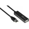 Good Connections GC-M0134 USB 2.0 ilginimo laidas 20 m juodas su signalo stiprintuvu