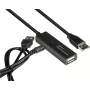 Good Connections GC-M0134 USB 2.0 ilginimo laidas 20 m juodas su signalo stiprintuvu