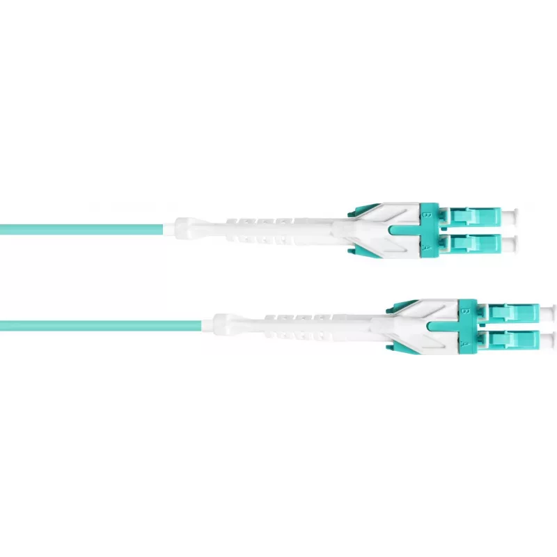 Good Connections OM3 Duplex LC/LC Uniboot šviesolaidinis pataisymo kabelis, 50/125µm, LSZH, Aqua, 5m LW-U805LC3
