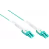 Good Connections OM3 Duplex LC/LC Uniboot šviesolaidinis pataisymo kabelis, 50/125µm, LSZH, Aqua, 5m LW-U805LC3