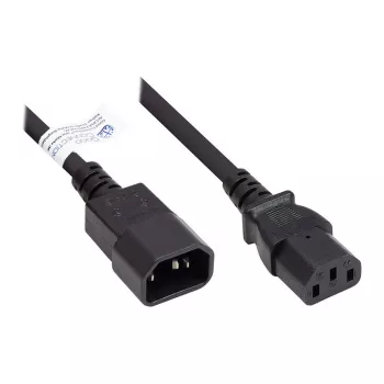 Good Connections P1430-S010 IEC C14 į C13 ilginimo maitinimo laidas 1 m juodas