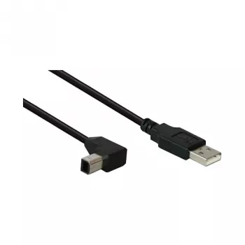 Good Connections USB 2.0 laidas A į kampinį B 1m juodas