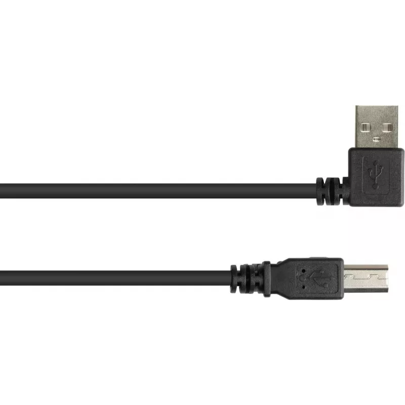 Good Connections USB 2.0 laidas Type-A kampuotas į Type-B - juodas - 0,5 m