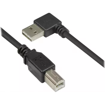 Good Connections USB 2.0 laidas Type-A kampuotas į Type-B - juodas - 0,5 m
