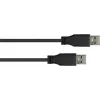 Good Connections USB 3.0 kabelis, Type-A male į Type-A male, juodas, 0,5 m 2712-S005