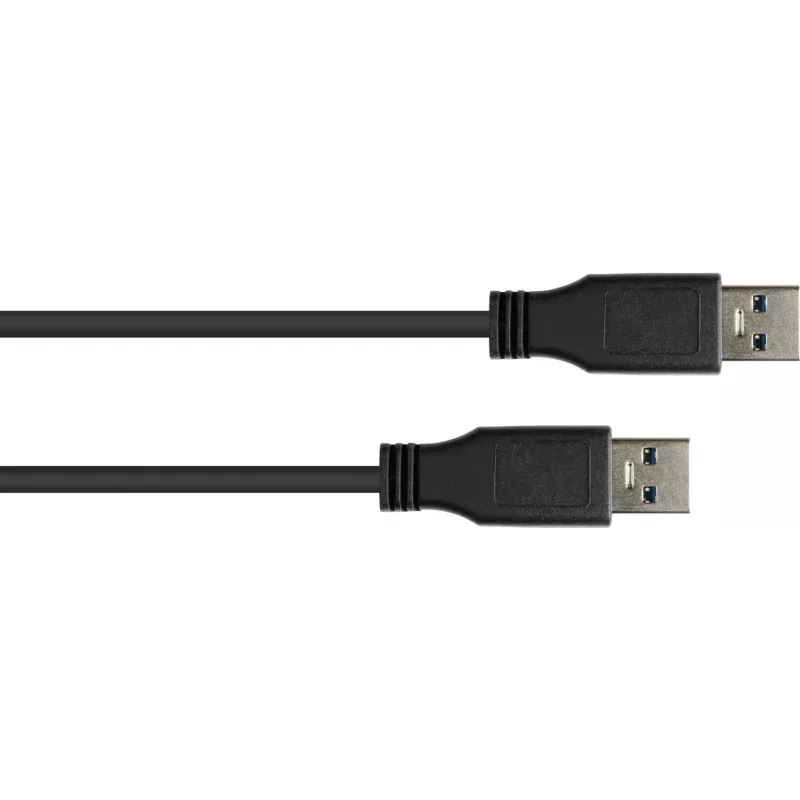 Good Connections USB 3.0 kabelis, Type-A male į Type-A male, juodas, 0,5 m 2712-S005