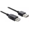 GoodConnections Alcasa 2511-EU01 USB 2.0 ilginamasis laidas, USB-A kištukas į USB-A lizdą, 1,8 m, juodas