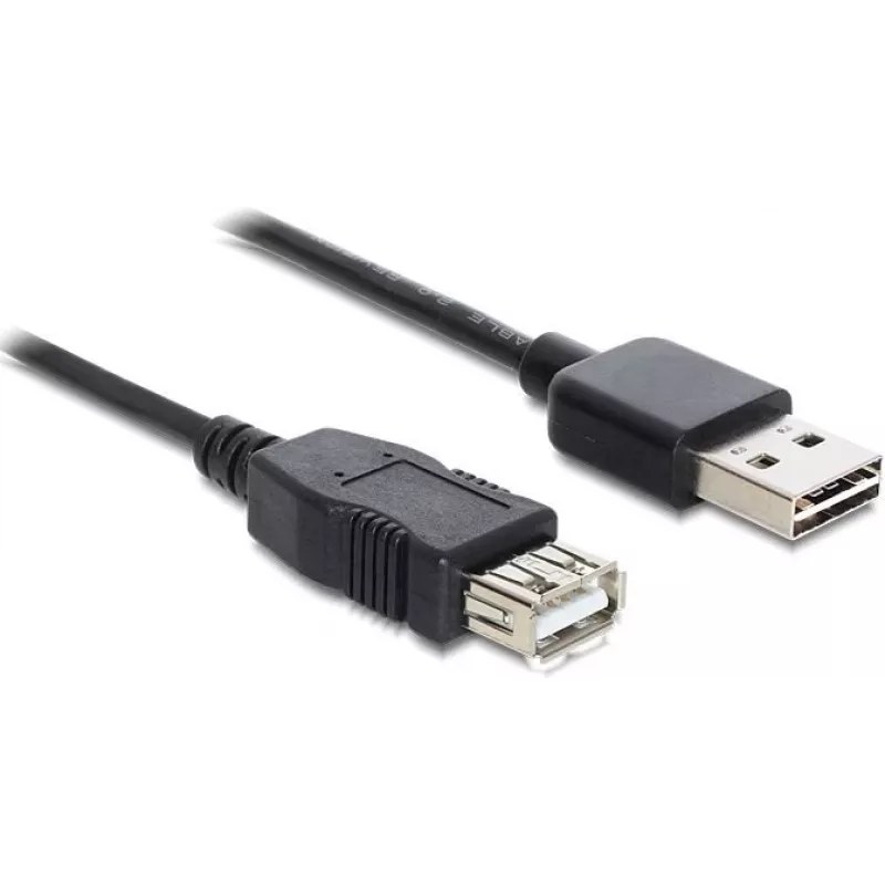 GoodConnections Alcasa 2511-EU01 USB 2.0 ilginamasis laidas, USB-A kištukas į USB-A lizdą, 1,8 m, juodas