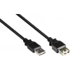 GoodConnections Alcasa 2511-EU01 USB 2.0 ilginamasis laidas, USB-A kištukas į USB-A lizdą, 1,8 m, juodas