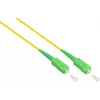 GoodConnections Alcasa LW-S920SASA OS2 vienmodis šviesolaidinis jungiamasis laidas LC į SC, 20 m, geltonas, LSZH