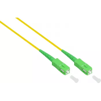 GoodConnections Alcasa LW-S920SASA OS2 vienmodis šviesolaidinis jungiamasis laidas LC į SC, 20 m, geltonas, LSZH