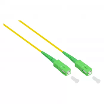 GoodConnections Alcasa LW-S920SASA OS2 vienmodis šviesolaidinis jungiamasis laidas LC į SC, 20 m, geltonas, LSZH