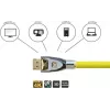 GoodConnections Alcasa Python DisplayPort 1.4 kabelis 8K 60Hz 2m vyriškas į vyrišką auksu padengtas GC-M0074