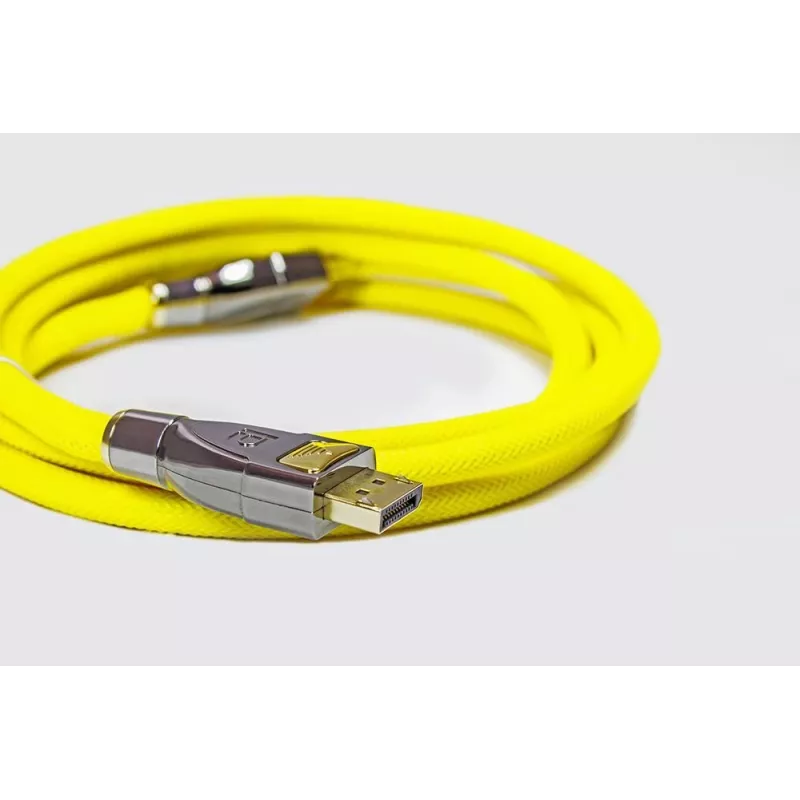 GoodConnections Alcasa Python DisplayPort 1.4 kabelis 8K 60Hz 2m vyriškas į vyrišką auksu padengtas GC-M0074