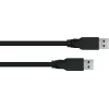 GoodConnections Alcasa UK30P-AA-030S USB 3.2 Gen 1 laidas – USB-A į USB-A, 3 m, juodas