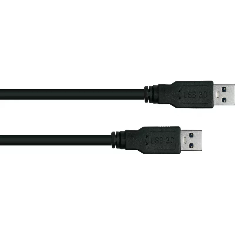 GoodConnections Alcasa UK30P-AA-030S USB 3.2 Gen 1 laidas – USB-A į USB-A, 3 m, juodas