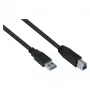 GoodConnections Alcasa UK30P-AB-005S USB 3.2 Gen 1 laidas, USB-A į USB-B, 0,5 m, juodas
