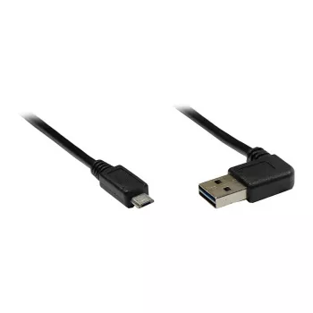 GoodConnections Alcasa USB 2.0 A to Micro-B laidas 2m, kampuotas, auksu padengtas