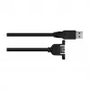 GoodConnections Alcasa USB 2.0 ilginamasis laidas, USB-A kištukas į USB-A lizdą, 0,3 m, juodas