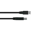 GoodConnections Alcasa USB 3.2 Gen 1 kabelis A į B 1.8m juodas