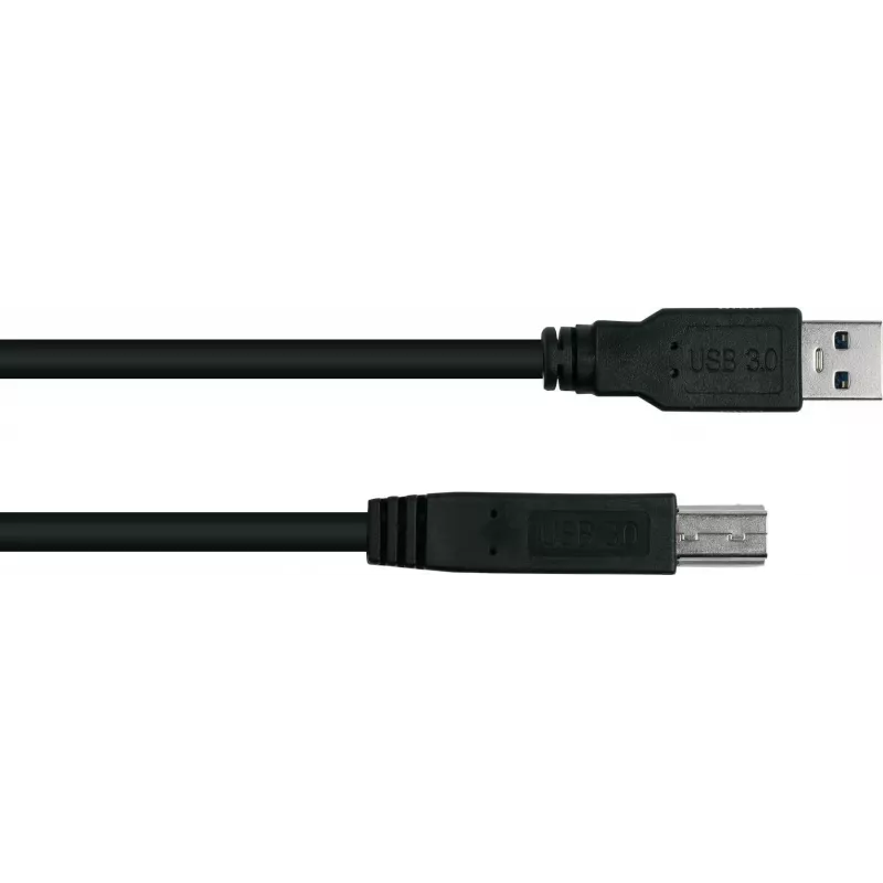GoodConnections Alcasa USB 3.2 Gen 1 kabelis A į B 1.8m juodas