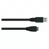 GoodConnections Alcasa USB 3.2 Gen 1 laidas, USB-A į Micro-B, 1,8 m, juodas