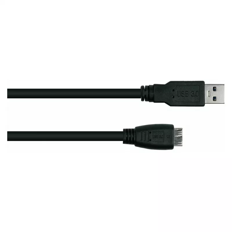 GoodConnections Alcasa USB 3.2 Gen 1 laidas, USB-A į Micro-B, 1,8 m, juodas