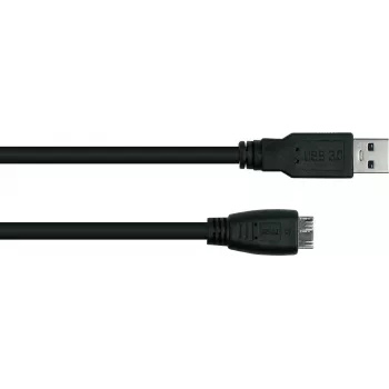GoodConnections Alcasa USB 3.2 Gen 1 kabelis, USB-A į Micro-B, 3 m, juodas UK30P-AMB-030S