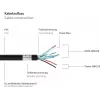 GoodConnections Alcasa USB 3.2 Gen 1 kabelis, USB-A į Micro-B, 3 m, juodas UK30P-AMB-030S