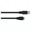 GoodConnections Alcasa USB 3.2 Gen 1 laidas, USB-A į Micro-USB B, 1 m, juodas