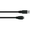 GoodConnections Alcasa USB 3.2 Gen 1 laidas, USB-A į Micro-USB B, 1 m, juodas