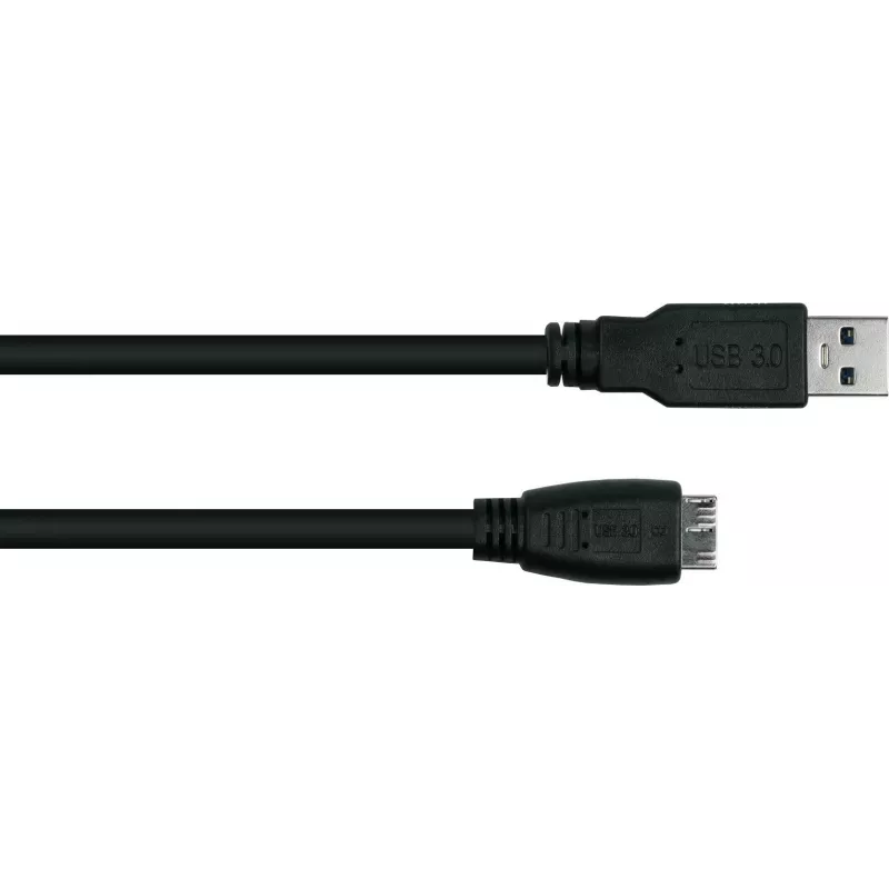 GoodConnections Alcasa USB 3.2 Gen 1 laidas, USB-A į Micro-USB B, 1 m, juodas