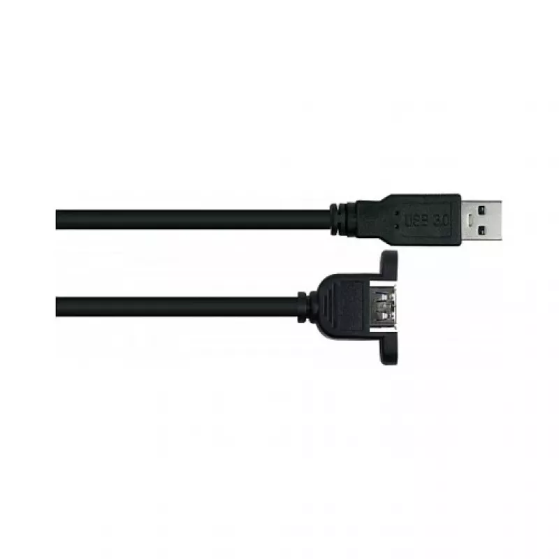 GoodConnections Alcasa USB 3.2 Gen 1 ilginamasis laidas, USB-A vyriškas į USB-A vyrišką, 2 m, juodas