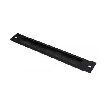 GoodConnections Brush Strip 380 mm x 57 mm, skirta Good Connections 19 inch sieniniam korpusui FLAT-Pack (GC-RFxxxS), giliai juoda (RAL 9005)