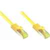 GoodConnections Cat.7 RJ45 pataisos kabelis - 25 m, geltonas, S/FTP PiMF, be halogenų, 600MHz (8070R-250Y)