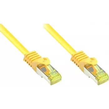 GoodConnections Cat.7 RJ45 pataisos kabelis - 25 m, geltonas, S/FTP PiMF, be halogenų, 600MHz (8070R-250Y)