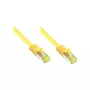 GoodConnections Cat.7 RJ45 pataisos kabelis - 25 m, geltonas, S/FTP PiMF, be halogenų, 600MHz (8070R-250Y)