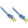 GoodConnections Cat.7 S/FTP RJ45 tinklo kabelis, 15 m, mėlynas, be halogenų, 600 MHz, su fiksatoriaus apsauga 8070R-150B