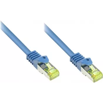 GoodConnections Cat.7 S/FTP RJ45 tinklo kabelis, 15 m, mėlynas, be halogenų, 600 MHz, su fiksatoriaus apsauga 8070R-150B