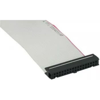 GoodConnections vidinis diskelių įrenginio duomenų kabelis, 34 kontaktų IDC, 55 cm, 1 diskelių įrenginiui, pilkas 5022-2