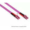GoodConnections LC/LC Duplex OM4 daugiamodis šviesolaidinis pataisos kabelis, 2 m, akvamarino spalvos, LSZH LW-802LC4