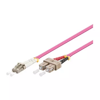 GoodConnections LW-820LS4 Šviesolaidinis Patch Kabelis OM4 50/125µm Duplex LC-SC 20m