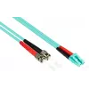 GoodConnections OM3 dvipusis daugiamodis šviesolaidžio jungiamasis kabelis LC/ST, 50/125, LSZH, keičiama poliškumas, 1 m