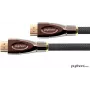 GoodConnections PYTHON serijos didelės spartos HDMI kabelis su eternetu, 4K UHD 60Hz, 18Gbps, auksuoti kontaktai, nailono pynimas, 3m, juodas (GC-M0018)